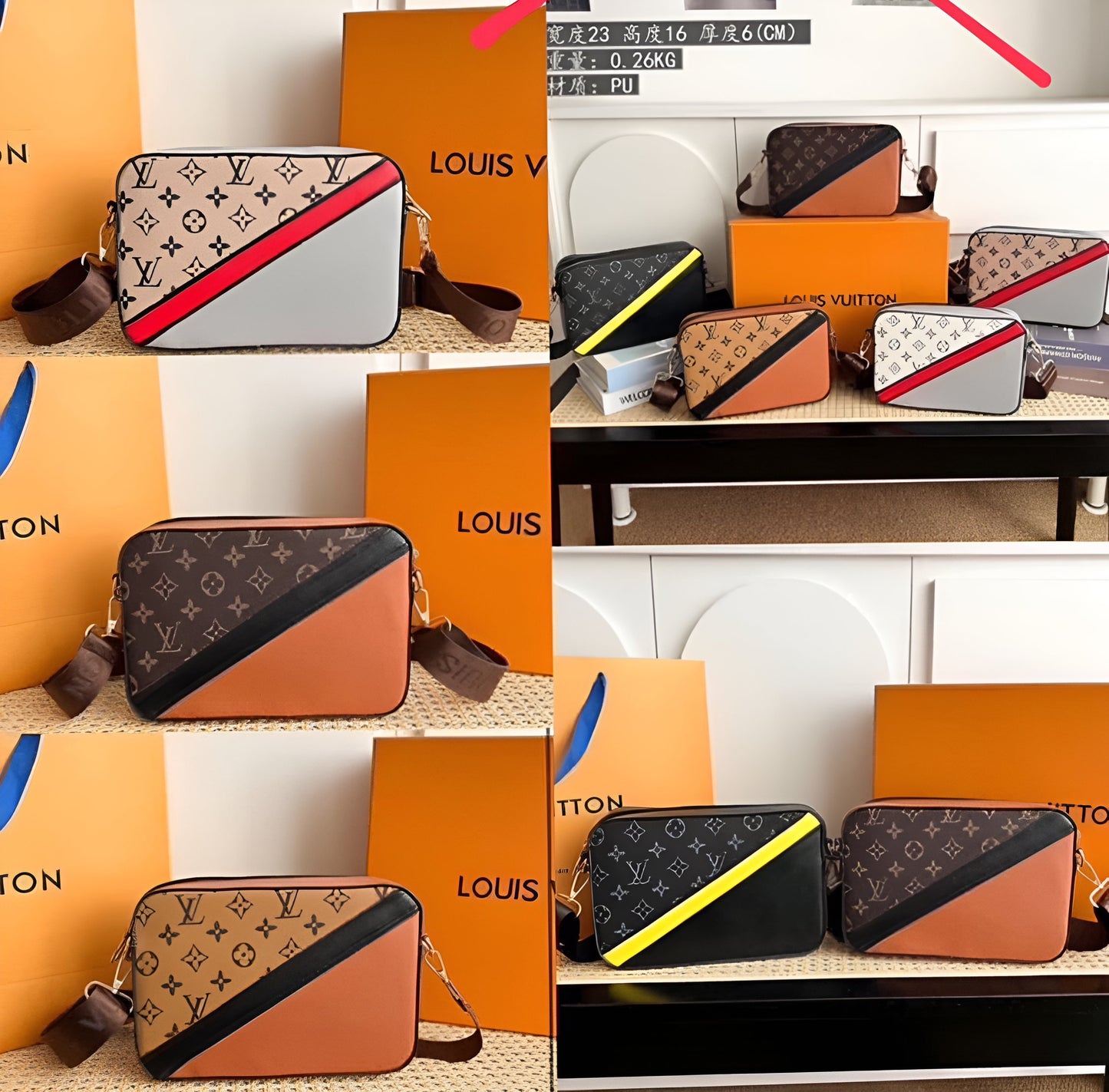 Bolsa Crossbody Económica Louis Vuitton 2639