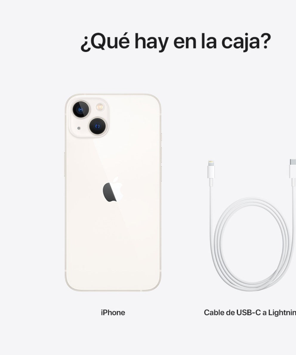 Apple iPhone 13 (128 GB) Blanco Estelar