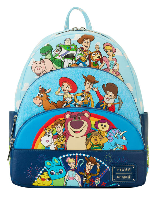 Loungefly Mochila Pixar Toy Story Exclusiva Triple Bolsillo WDBK3574