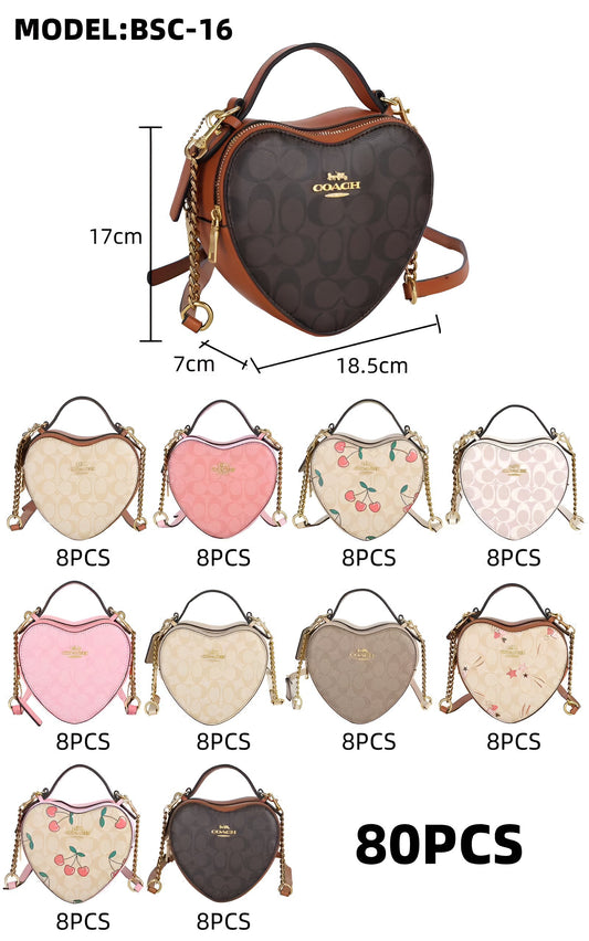 Bolsa Crossbody Corazón Coach BSC-16